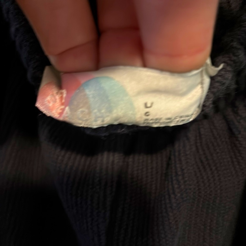 Free People Cotten barrel pant. Size L.